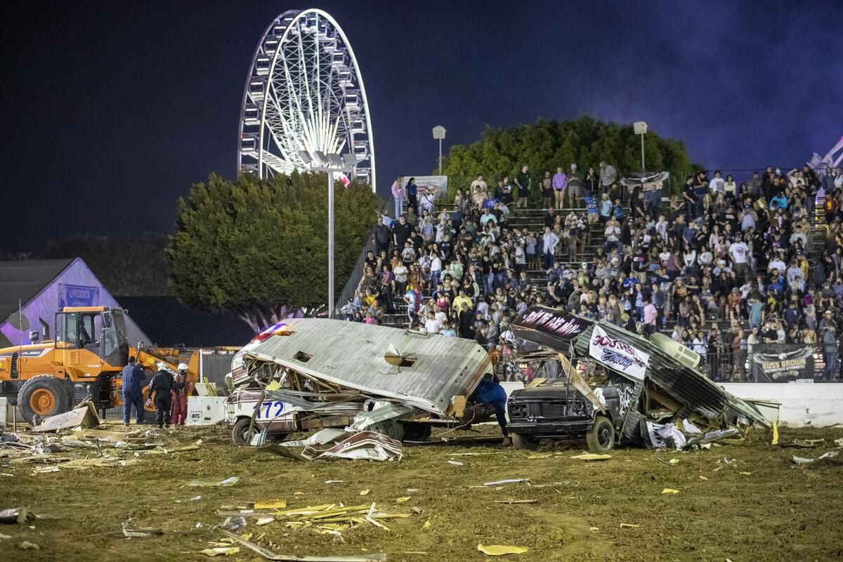 Orange Crush Demolition Derby at Action Sports Arena at Orange County Fair, 3 August | Event in Costa Mesa