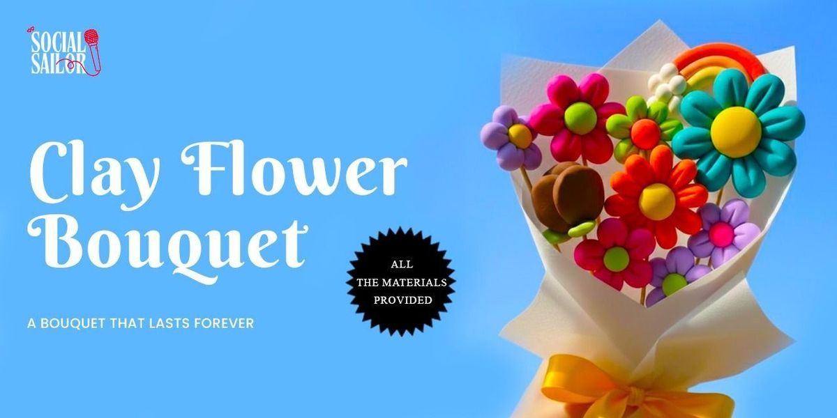 Clay Flower Bouquet - Bangalore