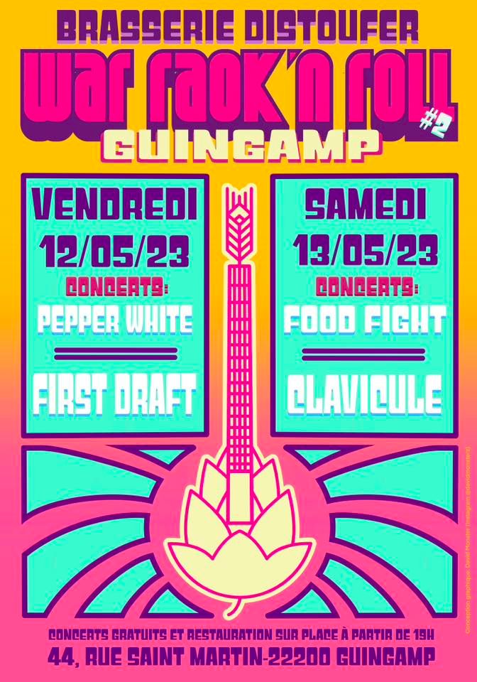 War Raok'N Roll 2023, Brasserie Distoufer, Guingamp, May 12 2023 | AllEvents.in