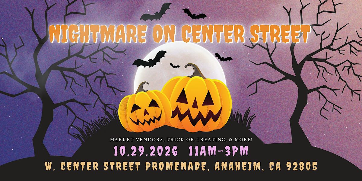 Nightmare On Center Street, West Center Street Promenade, Anaheim, 29 ...