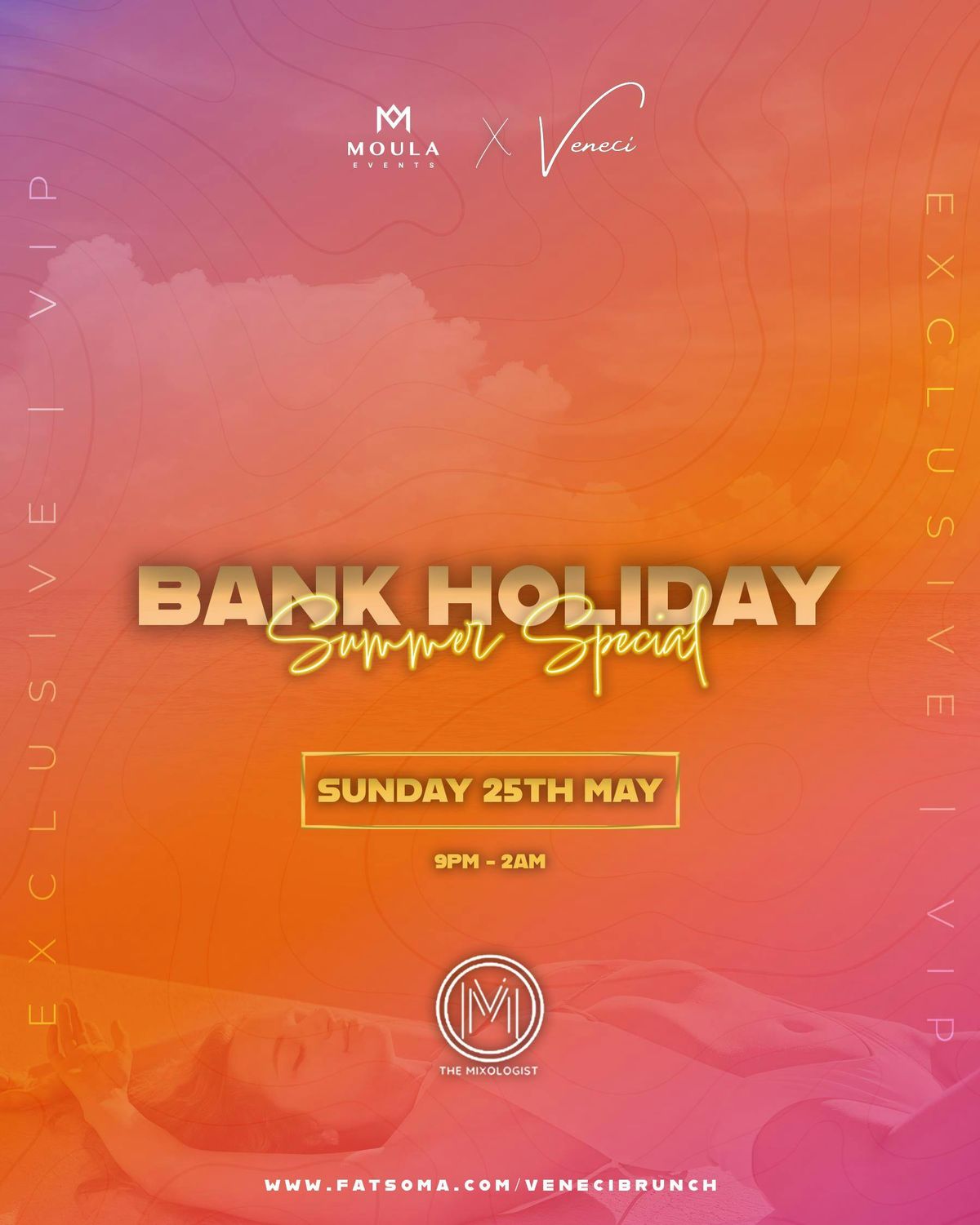 VENECI X MOULA - MAY BANK HOLIDAY SUNDAY , 25 May | Event in Nottingham | AllEvents