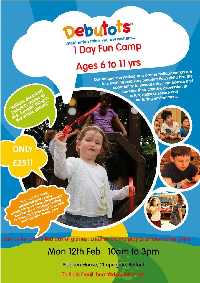 1 Day Fun Camp, 40 Chapelgate, Retford, DN22 6, United Kingdom