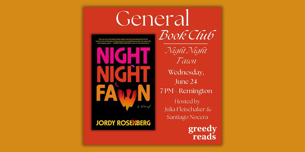 Greedy Reads Book Club June: 