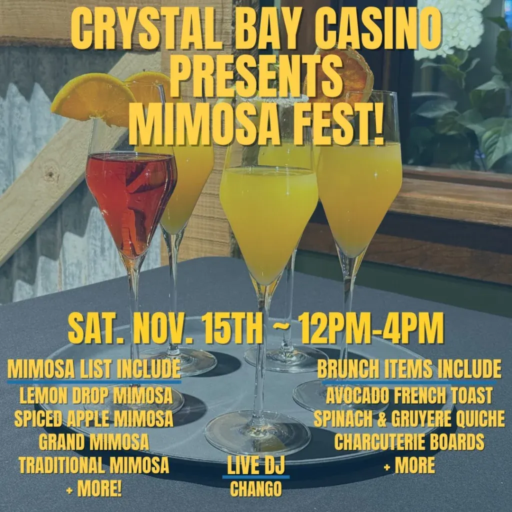 Mimosa Fest, 14 November | Event in Crystal Bay | AllEvents
