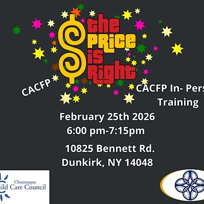 CACFP The Price is Right