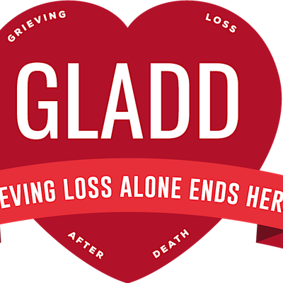 Grieving Loss After Death and Dying (GLADD) logo