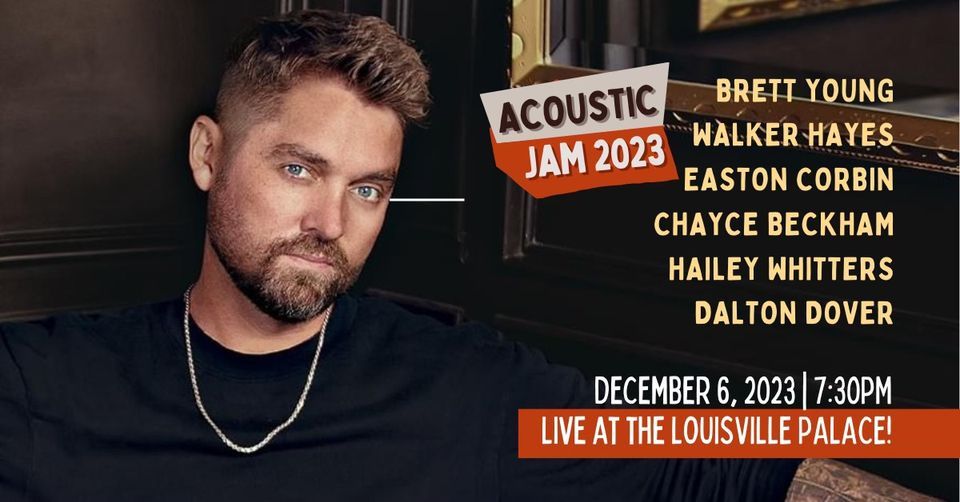 Brett Young Live Acoustic Jam 2025 Louisville, Louisville Palace