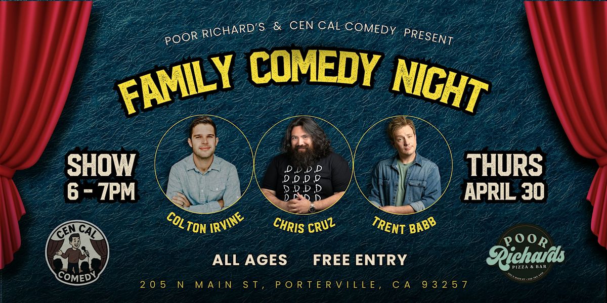 Porterville Family Comedy Night - FREE