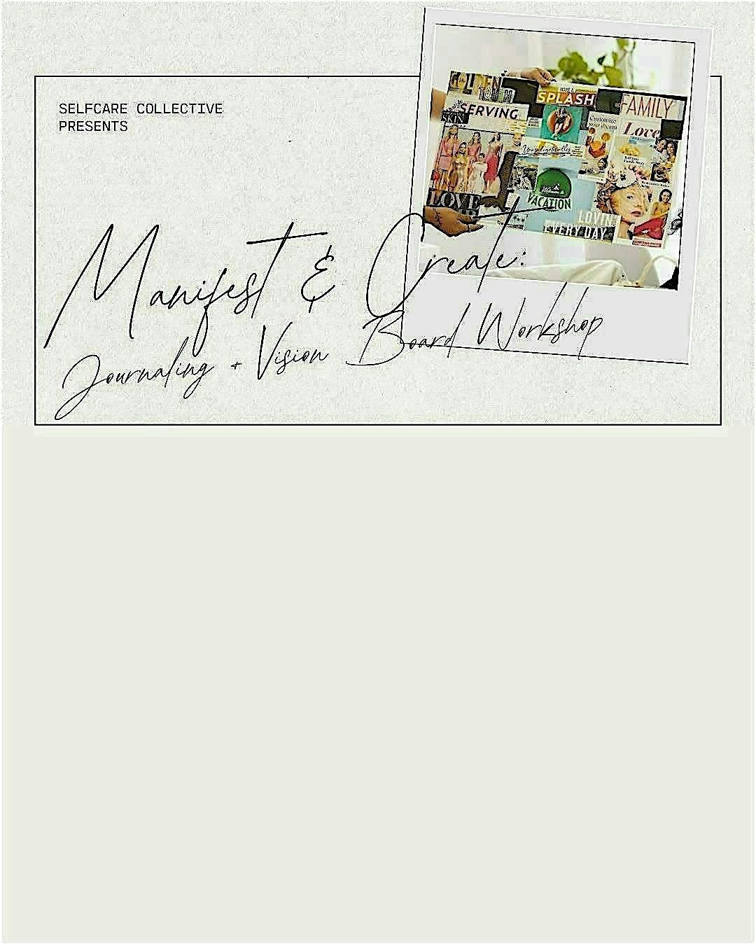 ✨ Manifest & Create: Journaling + Vision Board Workshop ✨, 7 December | Event in Bethesda | AllEvents