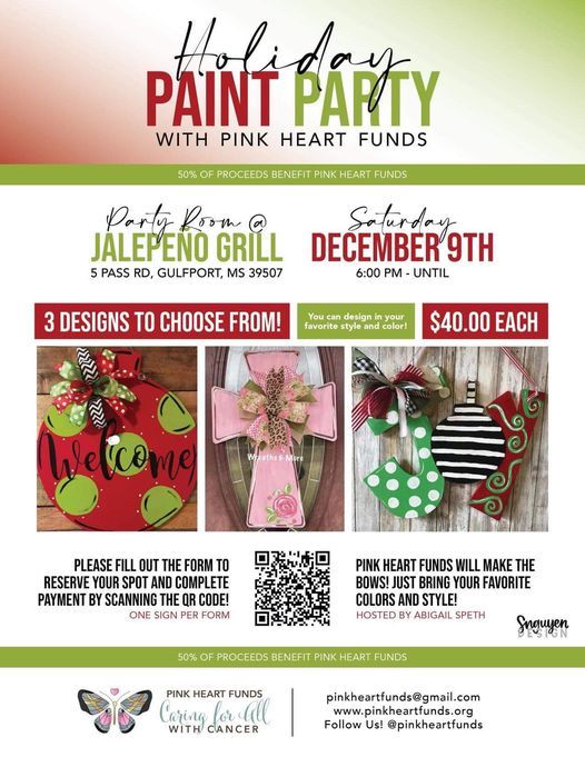 Painting For A Purpose, Jalapeno Grill, Ocean Springs, December 9 2023