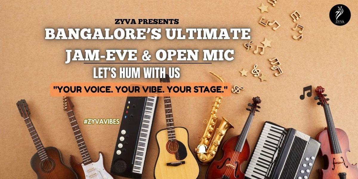 JAM EVE BANGALORE - A JAMMING SHOW × OPEN MIC | Event in Bangalore | AllEvents
