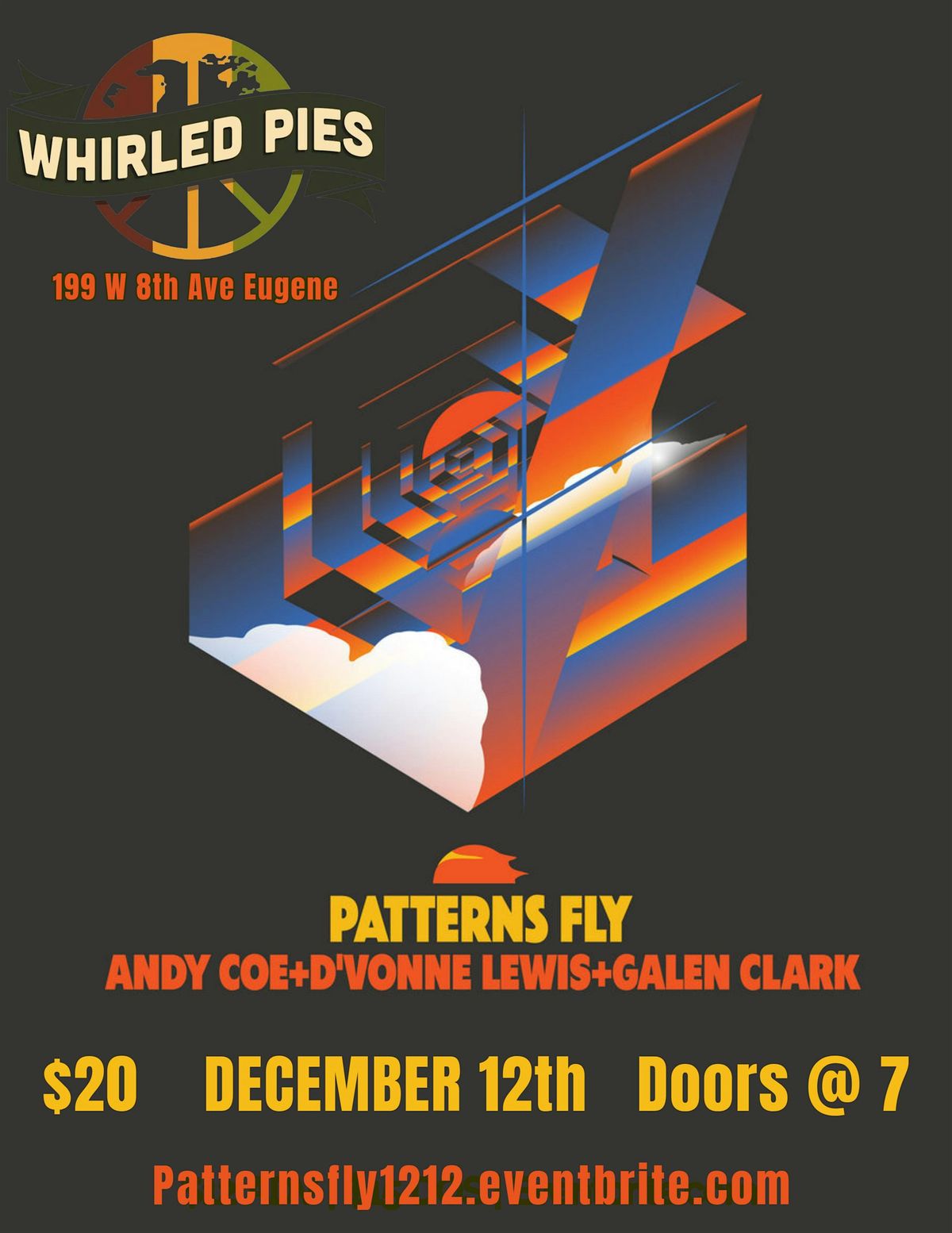 PATTERNS FLY, 12 December | Event in Eugene | AllEvents