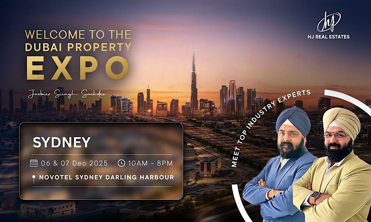 Dubai Property Investment Showcase in Sydney | Book Free Ticket, 6 December | Event in Pyrmont | AllEvents