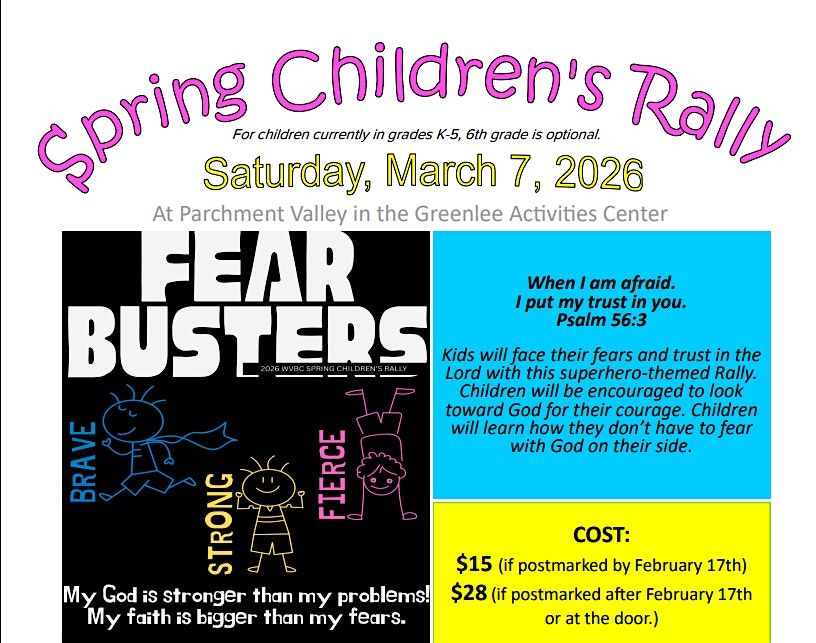 Spring Children's Rally 2026, 7 March | Event in Ripley | AllEvents