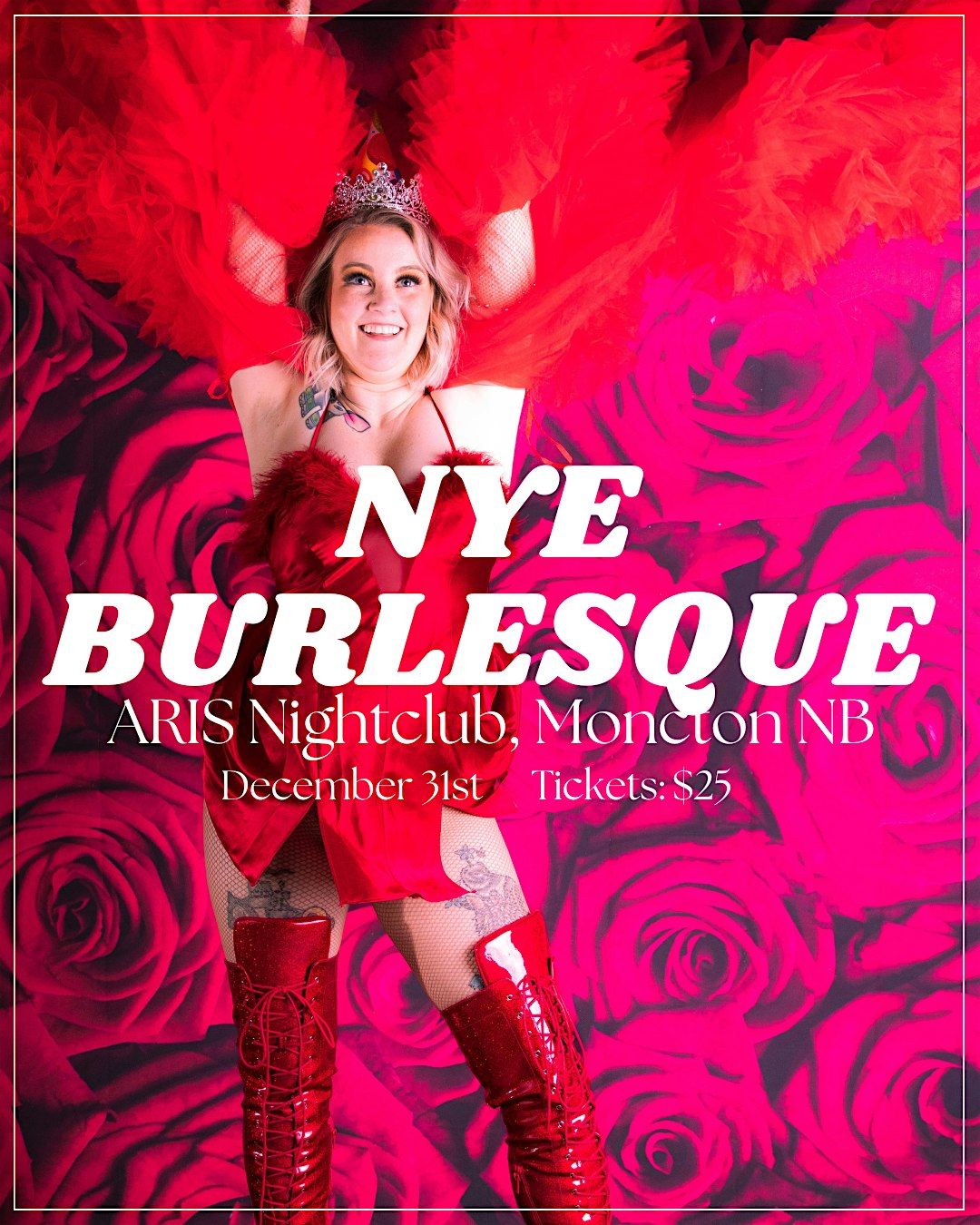 NYE Burlesque - a toast to the tease!, 31 December | Event in Moncton | AllEvents