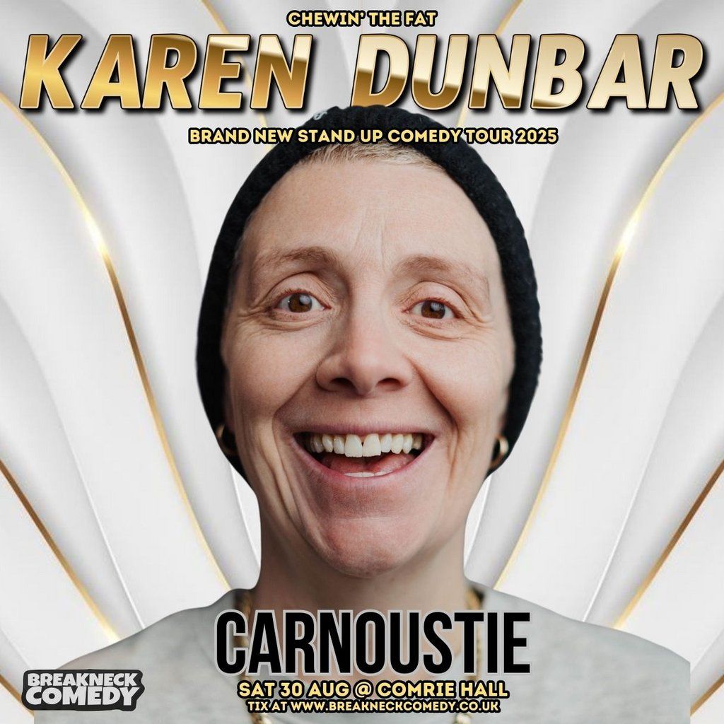 KAREN DUNBAR : Live, 30 August | Event in Carnoustie | AllEvents