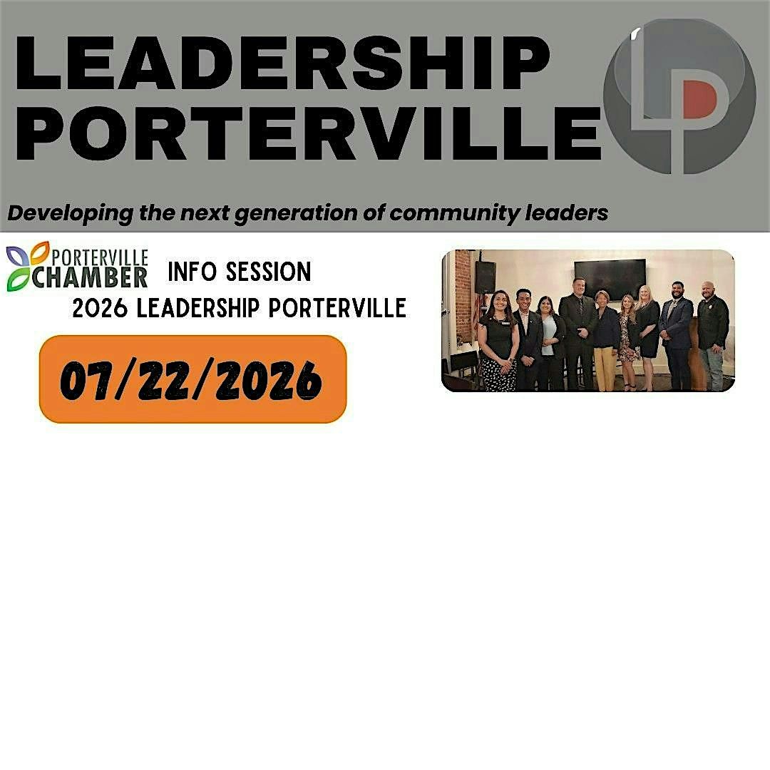 Leadership Porterville Info Session