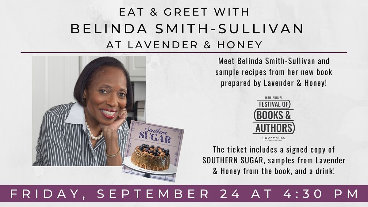 Bookmarks Festival Eat & Greet with Belinda SmithSullivan, Lavender