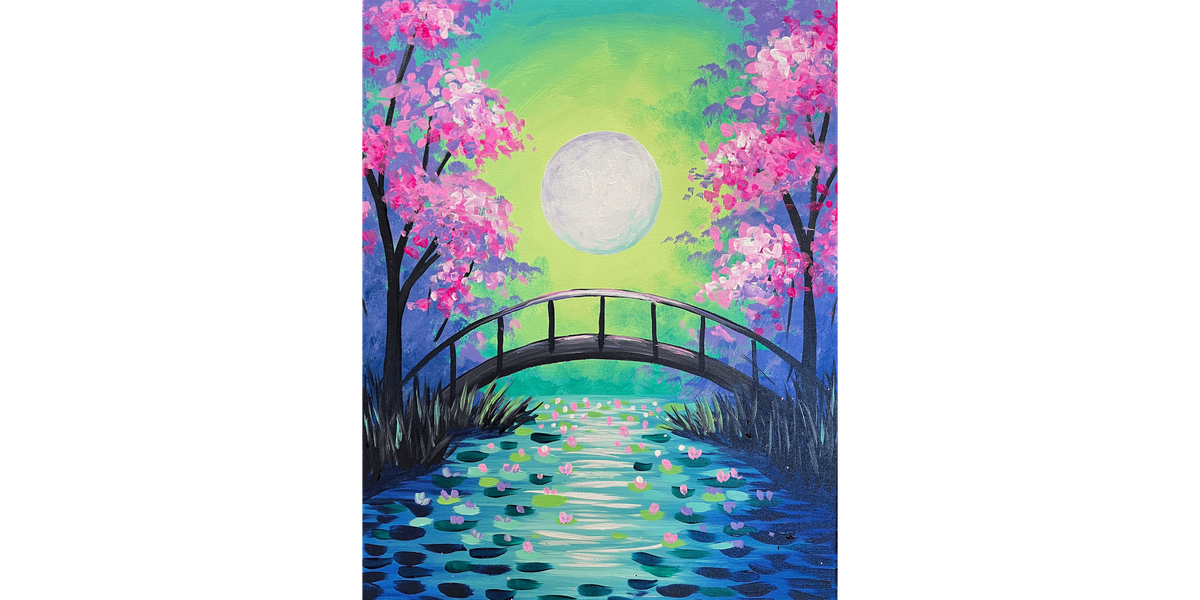Moonlit Waterlilies - Paint and Sip in Norfolk | Classpop!™, 31 December | Event in Norfolk | AllEvents