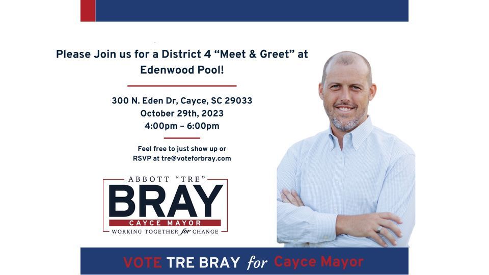 Meet & Greet (Cayce District 4), Edenwood SWIM Team, Gaston, October 29 2023 AllEvents.in