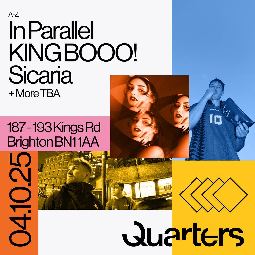 In Parallel, KING BOOO!, Sicaria, 4 October | Event in Brighton | AllEvents