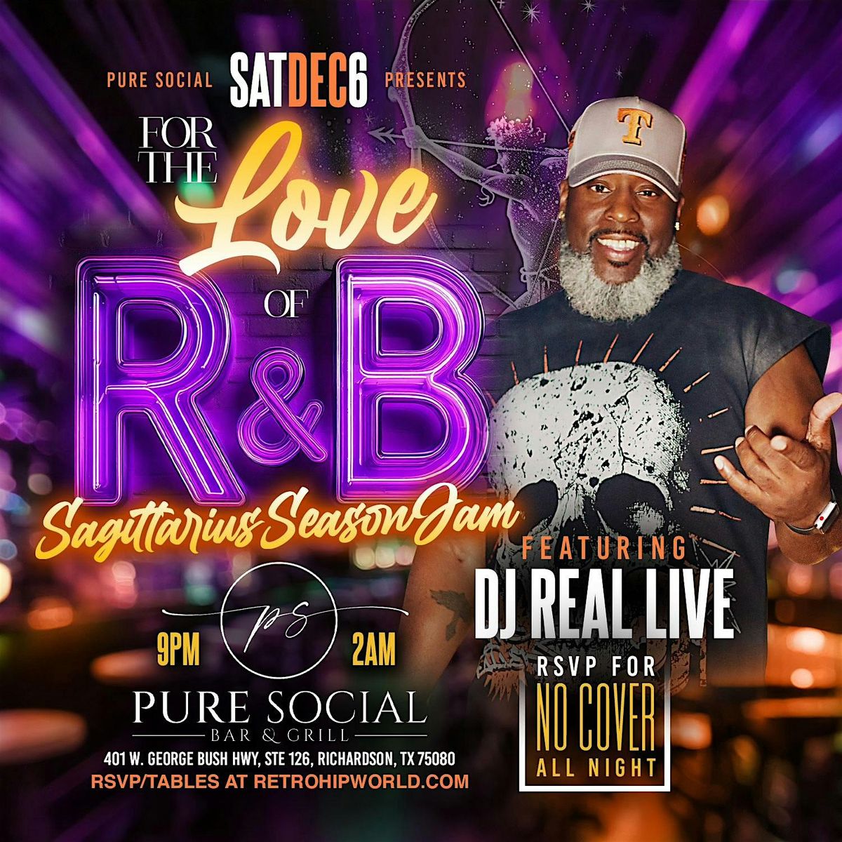 For The Love of R&B Saturday [SAG SEASON JAM] with DJ RL, 6 December | Event in Richardson | AllEvents