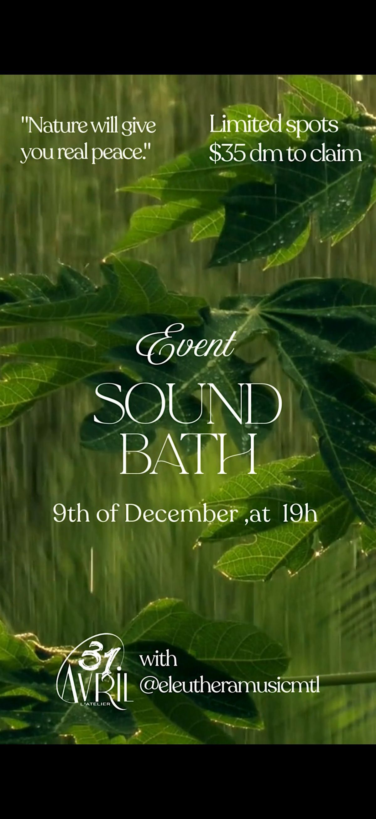 Sound Bath Healing — A Gentle Year-End Reset (December 9, Montréal), 9 December | Event in Montréal | AllEvents