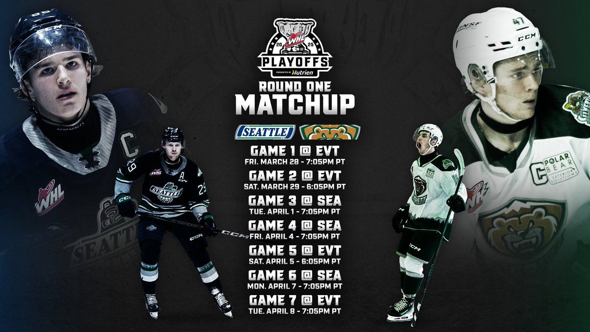 Seattle Thunderbirds vs. Everett Silvertips, 26 December | Event in Kent | AllEvents