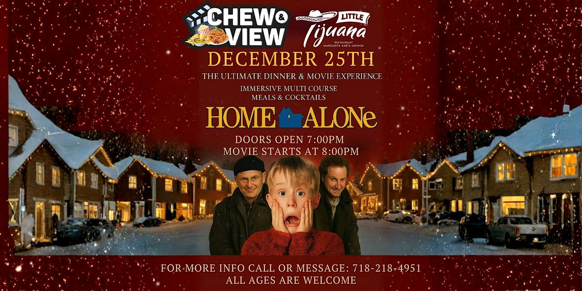 Home Alone | Chew & View: Dinner & Movie Experience, 25 December | Event in Newark | AllEvents