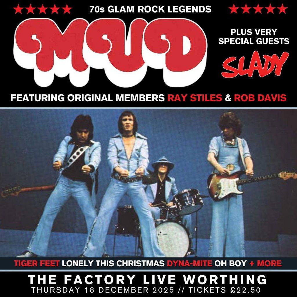 Mud + Slady, 18 December | Event in Worthing | AllEvents