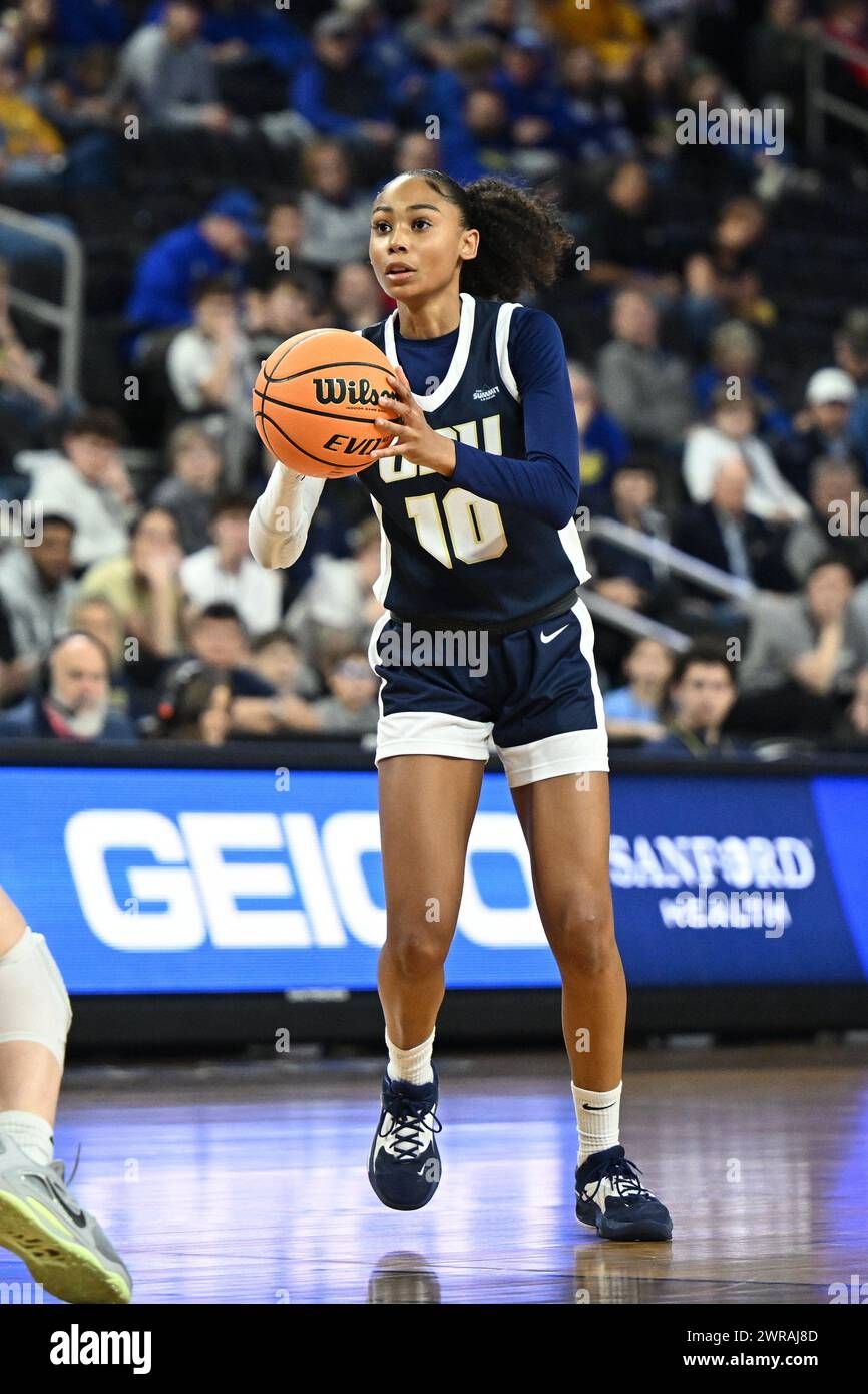 Oral Roberts Golden Eagles at North Dakota State Bison Womens