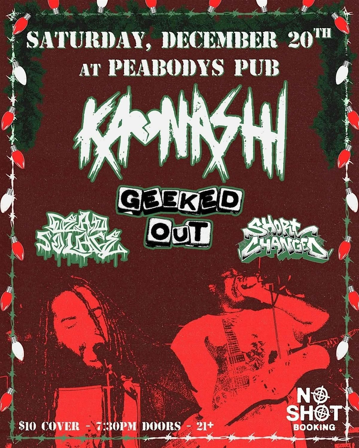 Kaonashi with Dead Solace, Geeked Out and Short Changed, 20 December | Event in Plattsburgh | AllEvents