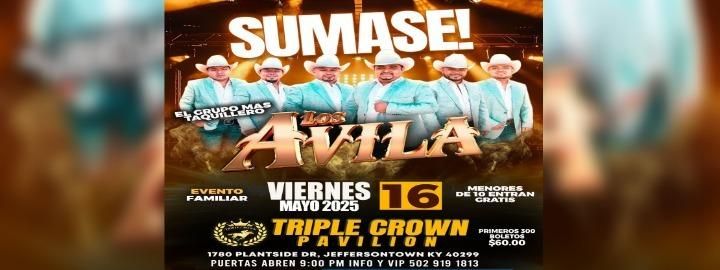 LOS AVILA , 16 May | Event in Jeffersontown | AllEvents