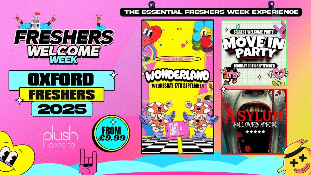 OXFORD WELCOME WEEK 2025🎓⚡  3 EVENTS Save £££ - Oxford's Biggest Freshers Events!💖, 14 September