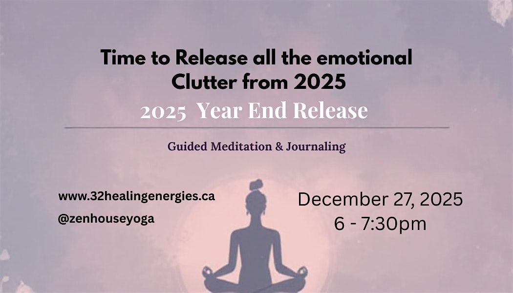 2025 Year End Release - Guided Meditation & Journaling Circle, 27 December | Event in Niagara Falls | AllEvents