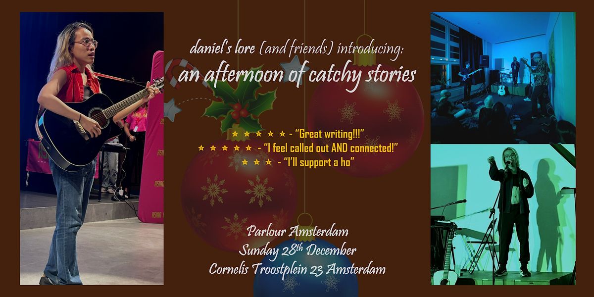 daniel’s lore: an afternoon of catchy stories, 28 December | Event in Amsterdam | AllEvents