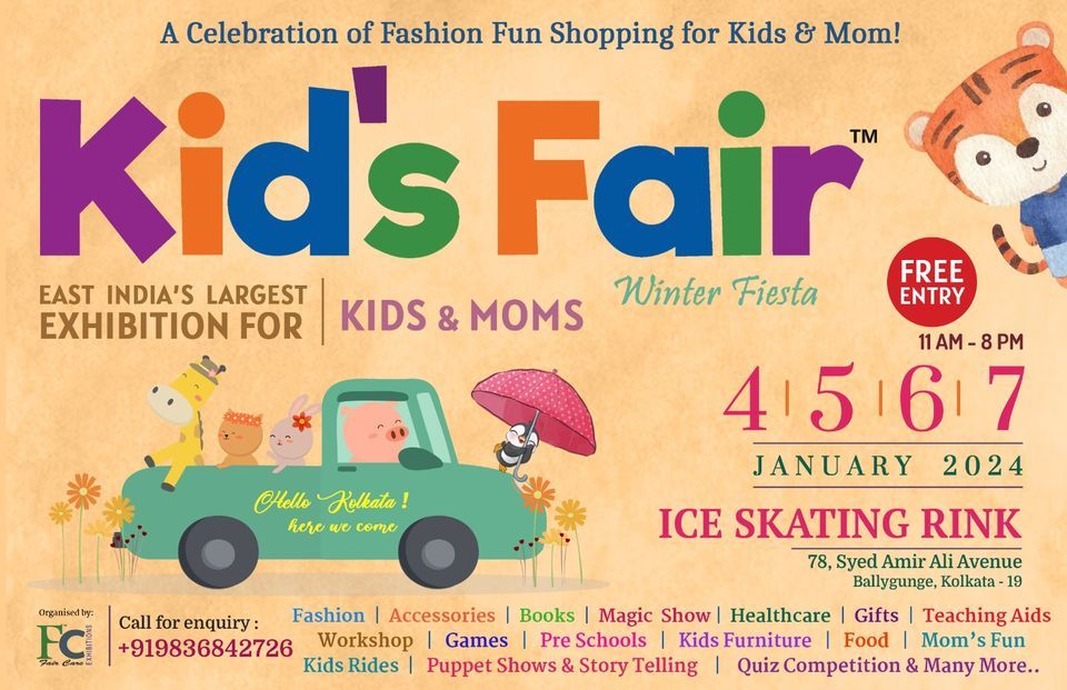 KIDS FAIR24, Kolkata Ice Skating Rink, 4 January to 7 January
