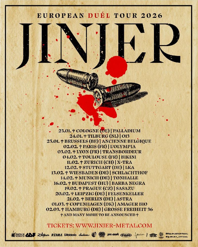 Jinjer Berlin Tickets, 21 February | Event in Berlin | AllEvents