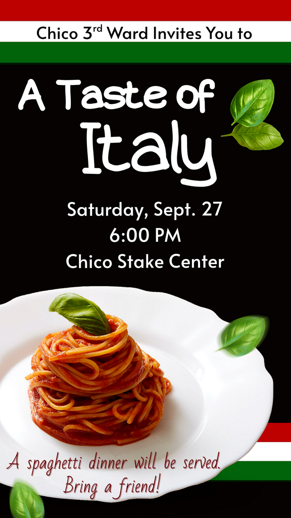 C3 Italian Night, 27 September | Event in Chico | AllEvents