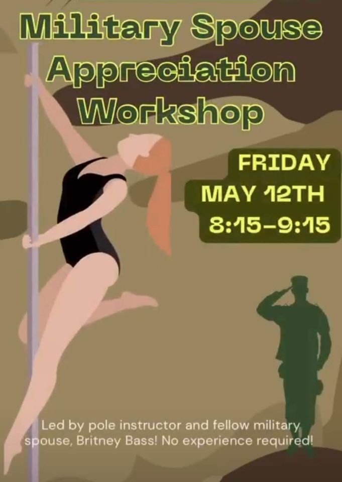 Military Spouse Appreciation Day Pole Workshop Arkansas Circus Arts 