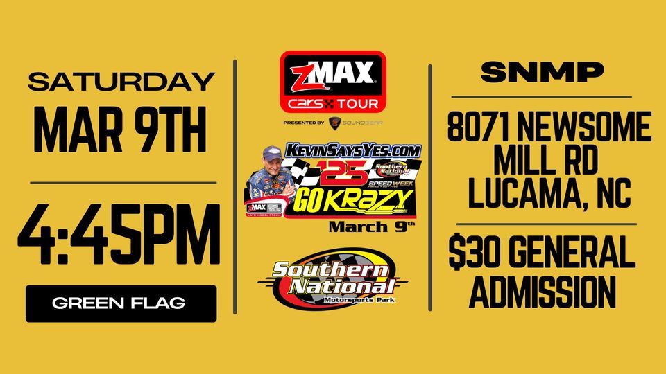 125 at SNMP Speedweek, Southern National Motorsports Park, Lucama, March 9 2024