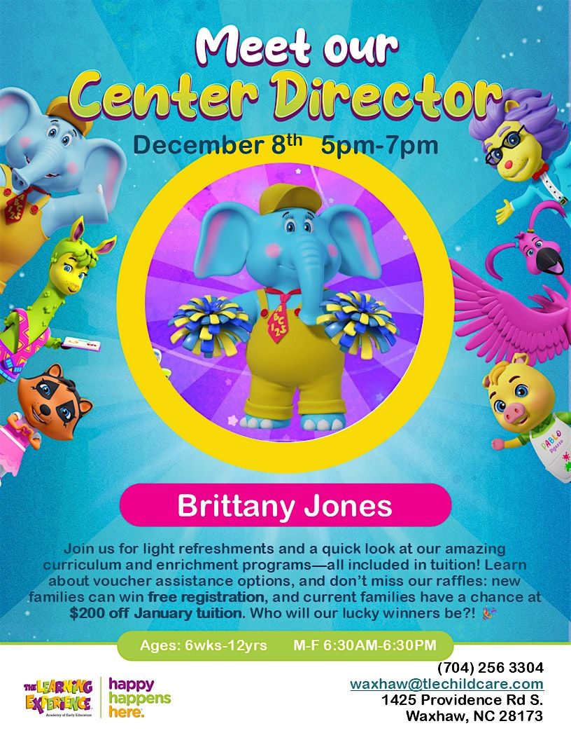 Center Meet-Up & January Savings Raffle, 8 December | Event in Waxhaw | AllEvents