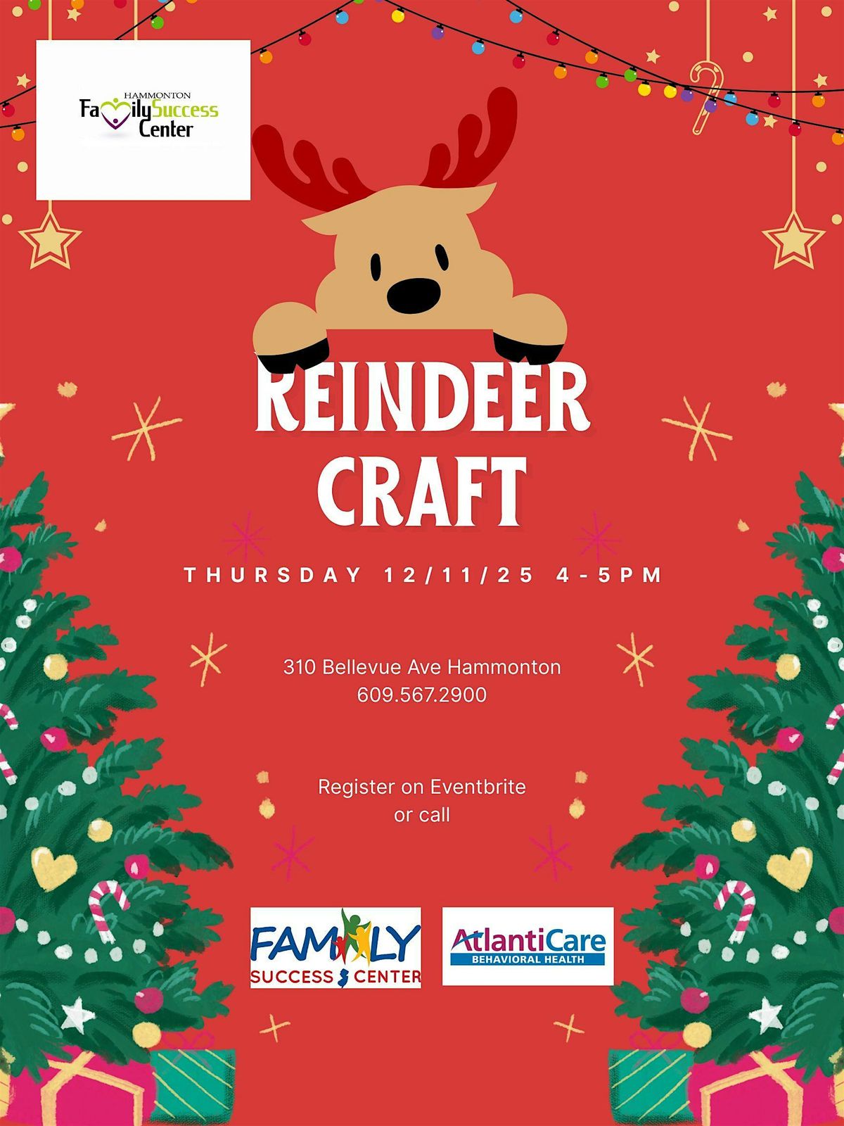Corkscrew Reindeer Craft, 11 December | Event in Hammonton | AllEvents