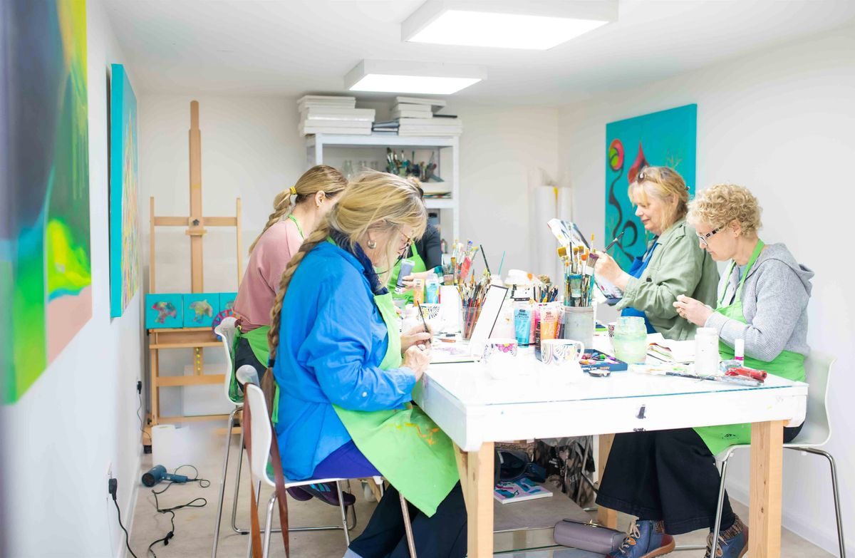 Intuitive Abstract Art Journaling Painting Workshop Brighton & Hove, 15 February | Event in Brighton and Hove