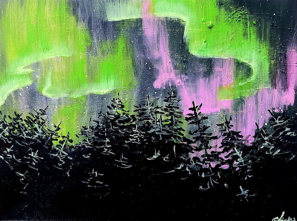 Paint the Northern Lights, with Lauren Golling, Gravelbourg Artisan Co
