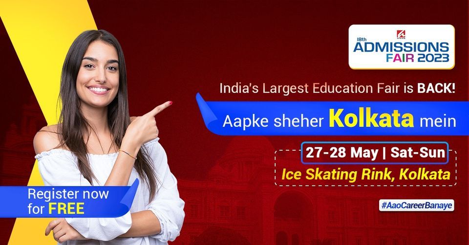 18th Admissions Fair 2025, Kolkata, Kolkata Ice Skating Rink, 27 May to