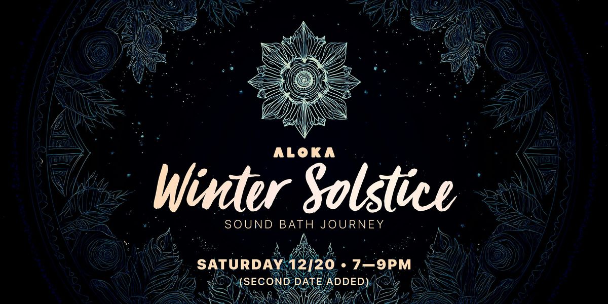 Aloka Winter Solstice [Sound Bath Journey] (Second Night Added), 20 December | Event in Portland | AllEvents