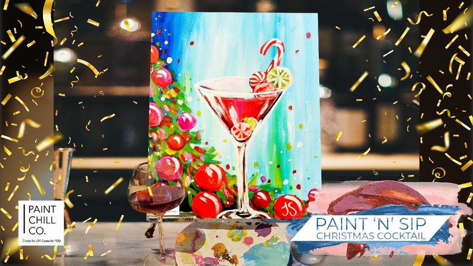 Portsmouth Paint n Sip "Christmas Cocktail", The Alchemist Gunwharf