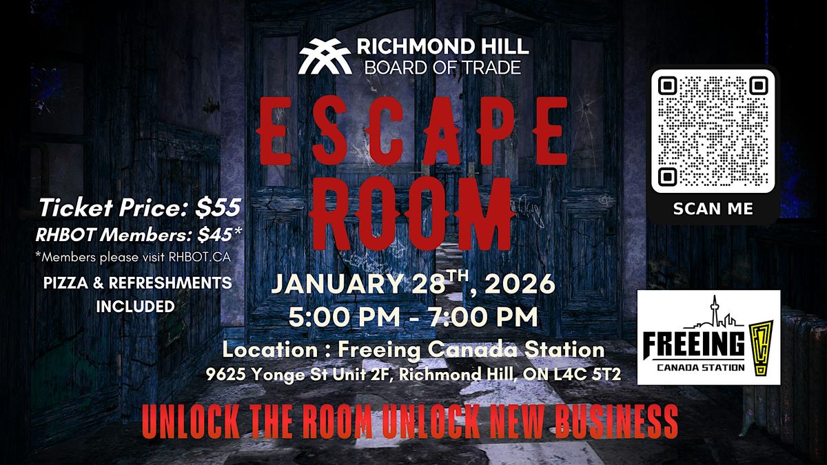 ESCAPE ROOM - Unlock The Room Unlock New Business