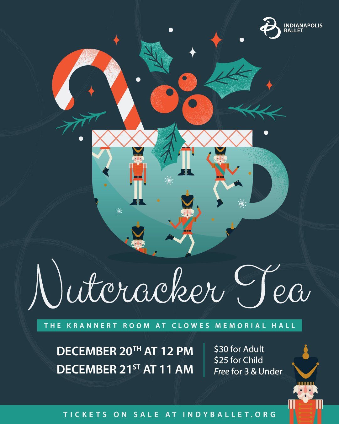 Indianapolis Ballet Nutcracker Tea, 19 December | Event in Indianapolis | AllEvents